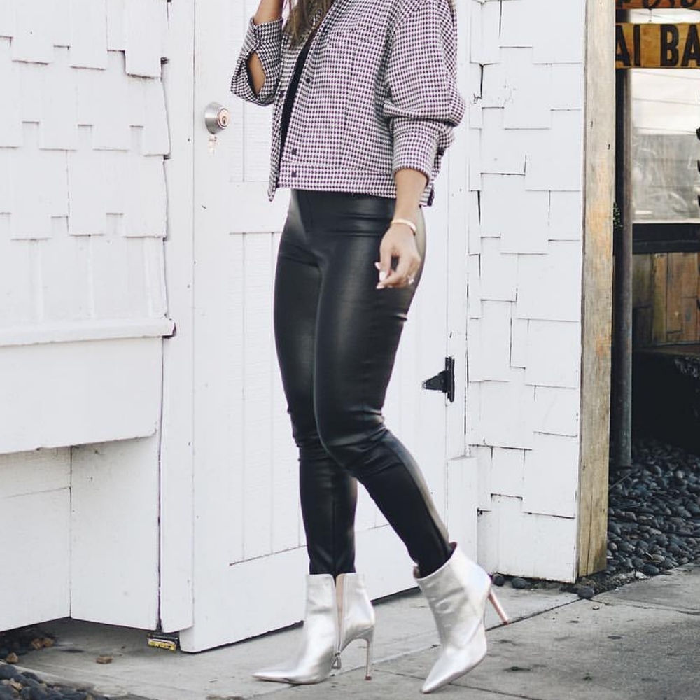 Zara silver boots